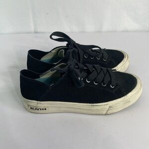 SeaVees black suede, Sausalito sneaker